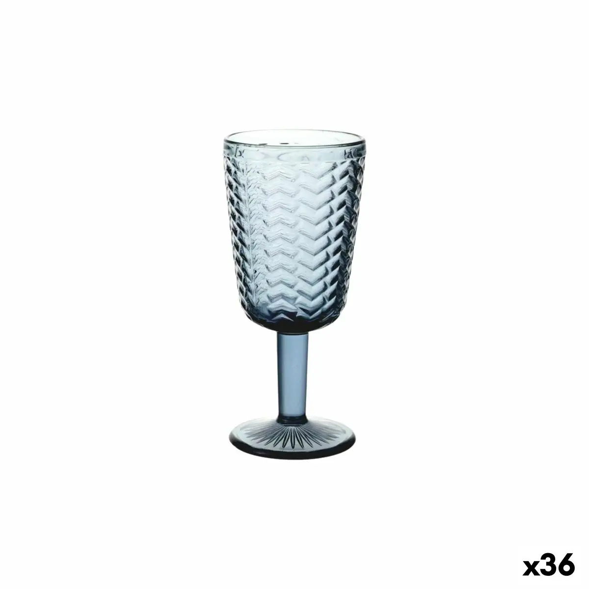 Wineglass La Mediterránea Spica Blue (36 Units) 1