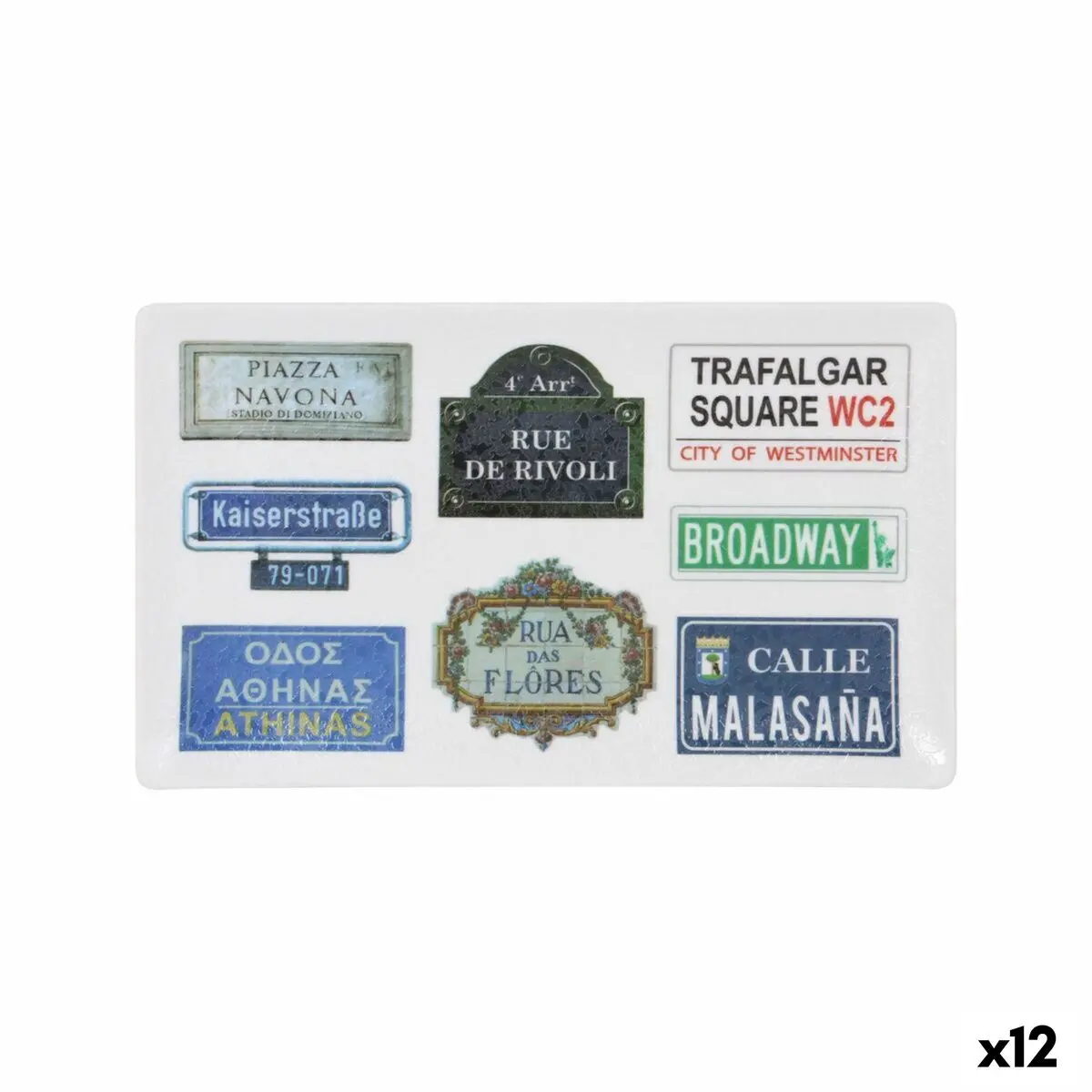 Tray Korio 25 X 15 X 2 Cm 12 Units 1