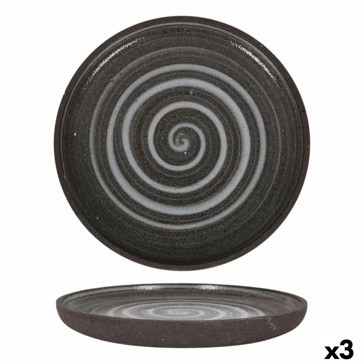 Flat Plate Krakatoa Ø 30 Cm (3 Units) 1