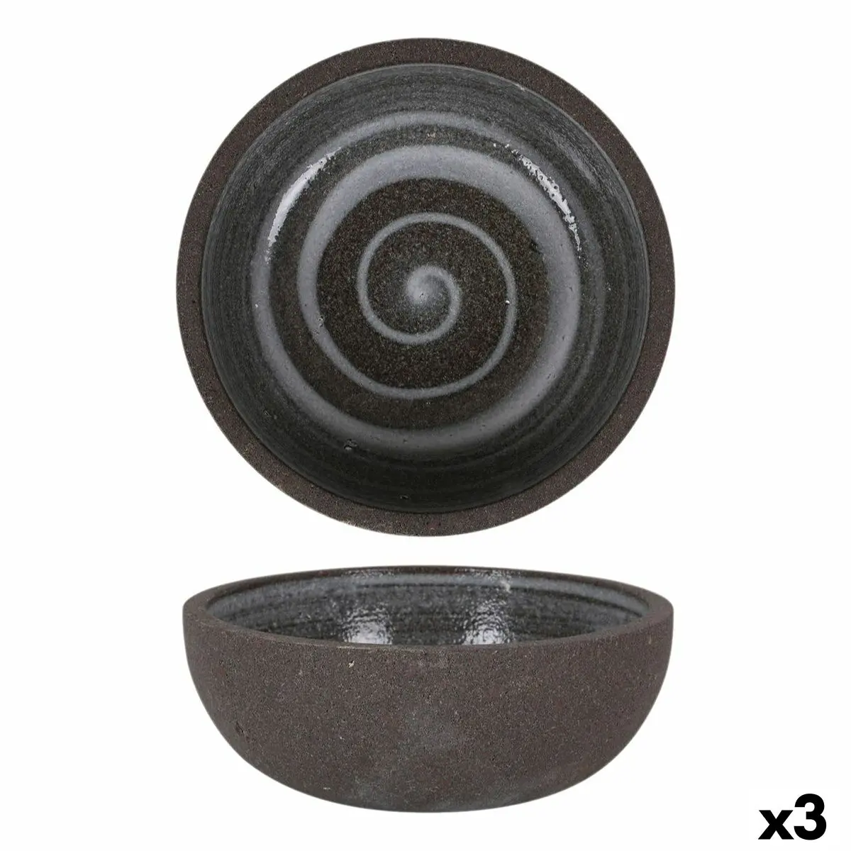 Snack Bowl Krakatoa Ø 12 Cm (3 Units) 1