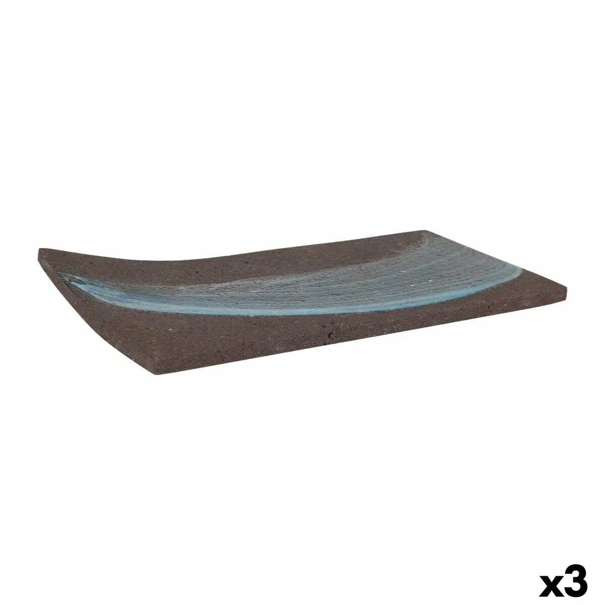 Snack Tray Pompeya Rectangular 24 X 12 X 1 Cm (3 Units) 1