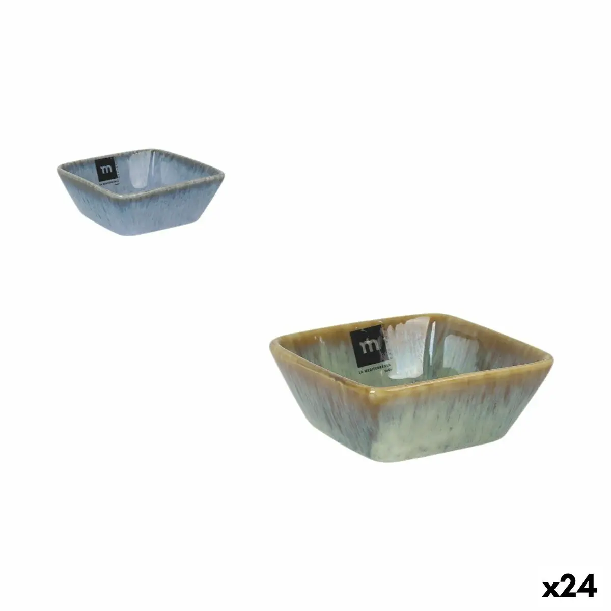 Snack Bowl La Mediterránea Pica-Pica 10,5 X 10,5 X 4 Cm (24 Units) 1