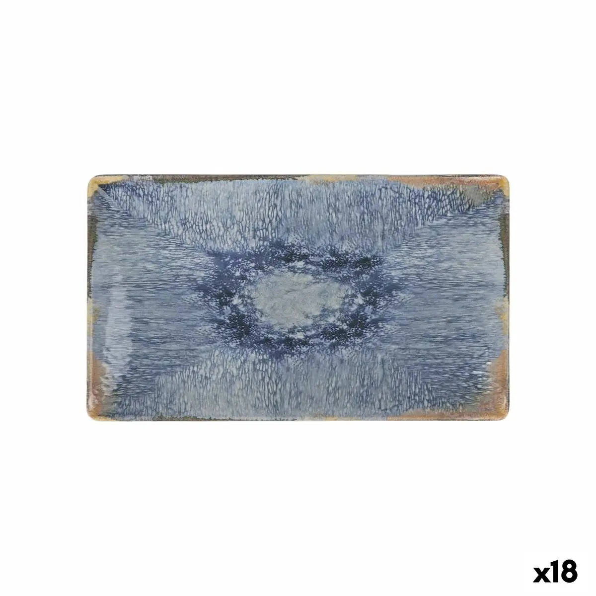 Serving Platter La Mediterránea Aelia Rectangular 25,3 X 15 X 2 Cm (18 Units) 1