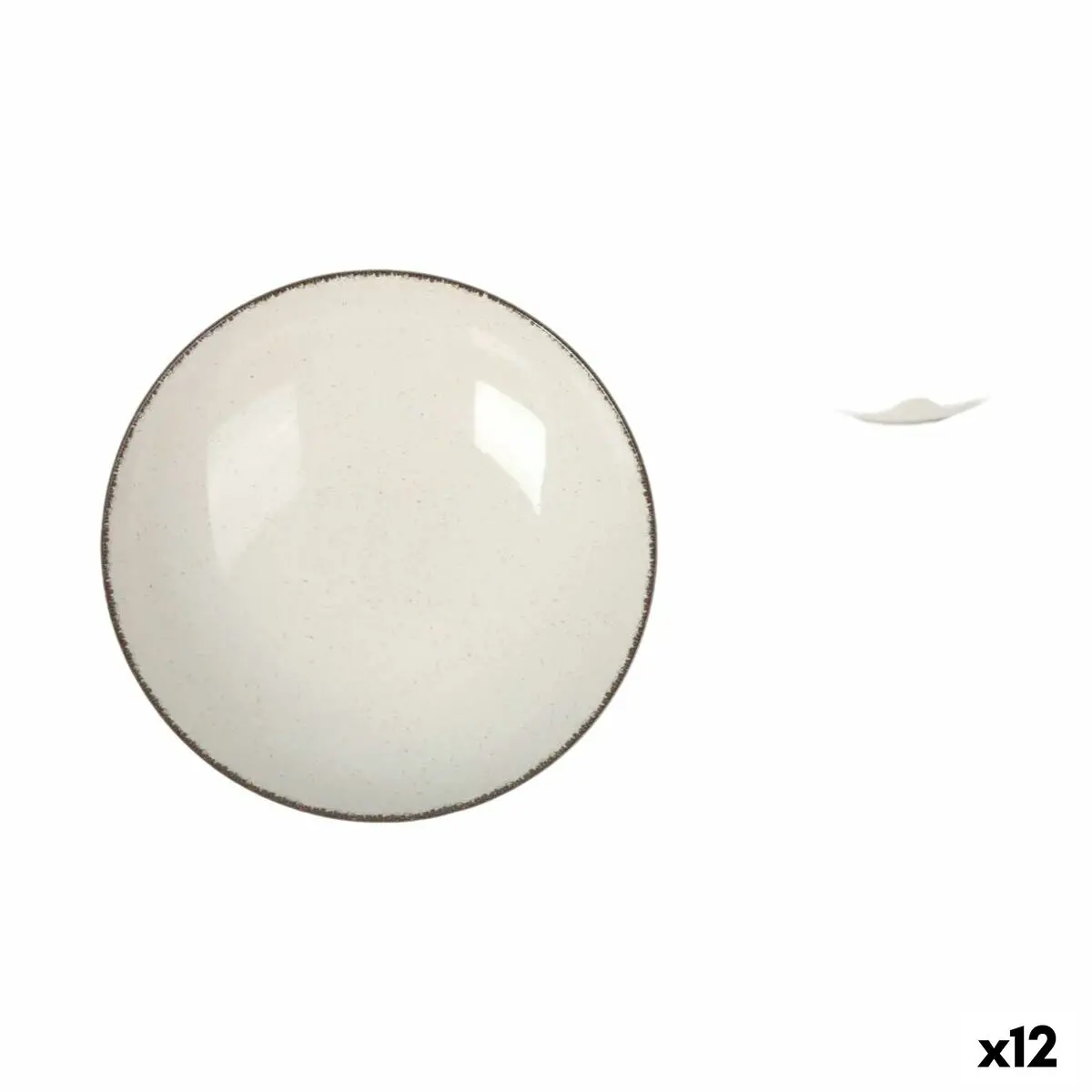 Deep Plate La Mediterránea Anllo Ø 21 Cm (12 Units) 1