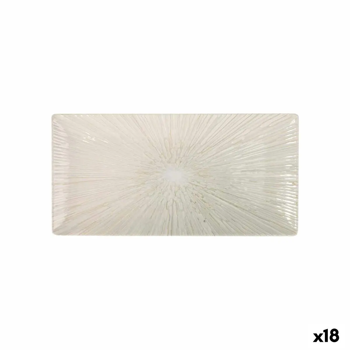Serving Platter La Mediterránea Anya Rectangular 30 X 15 X 2 Cm (18 Units) 1