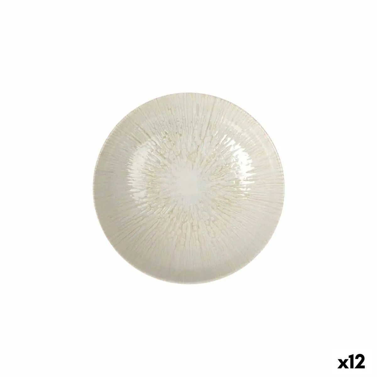 Deep Plate La Mediterránea Anya Ø 21 Cm (12 Units) 1