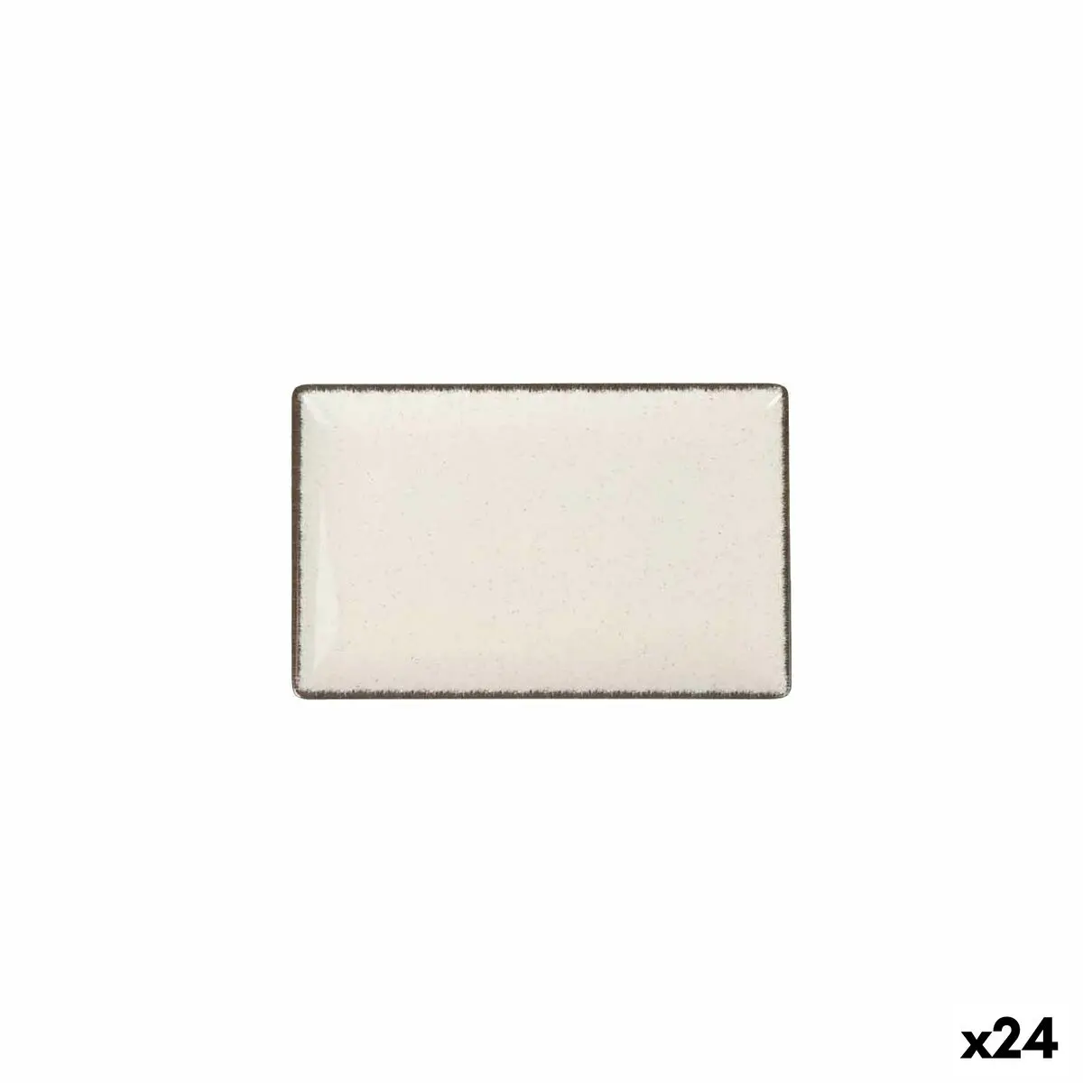 Serving Platter La Mediterránea Anllo Rectangular 20 X 13 X 2 Cm (24 Units) 1