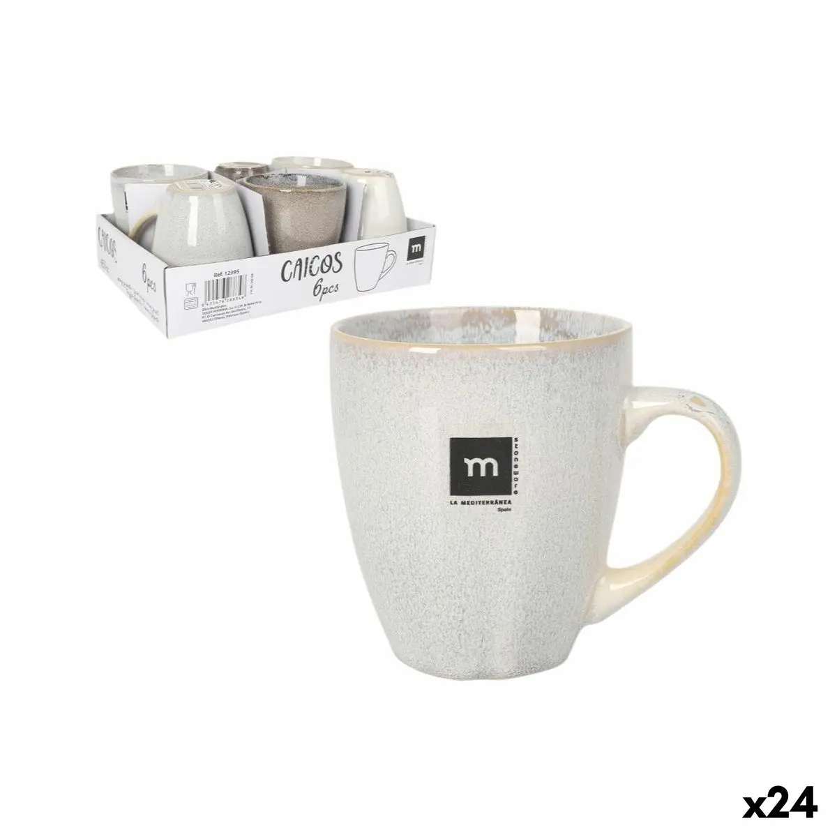 Mug La Mediterránea Caicos 450 Ml (24 Units) 1