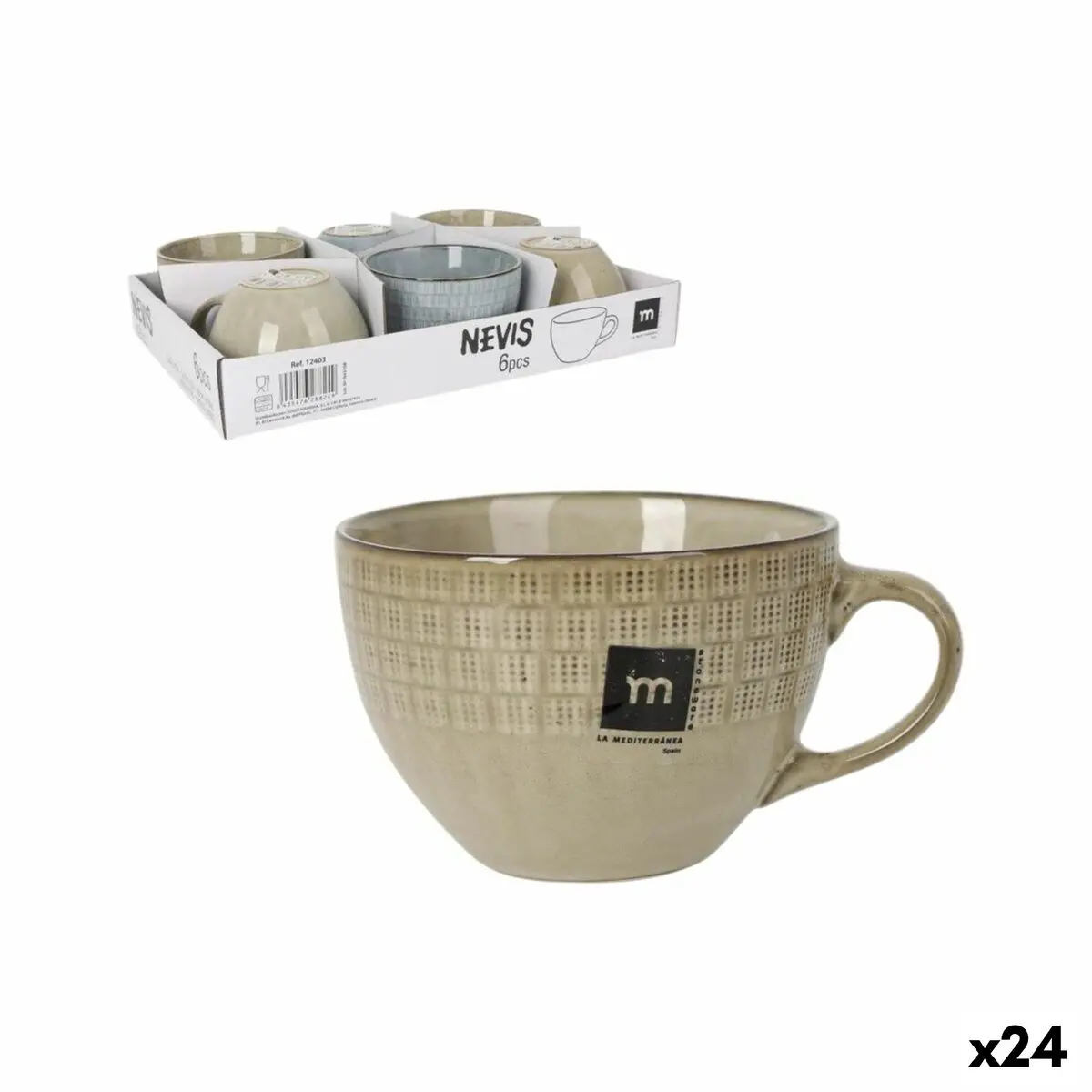 Cup La Mediterránea Nevis 425 Ml (24 Units) 1