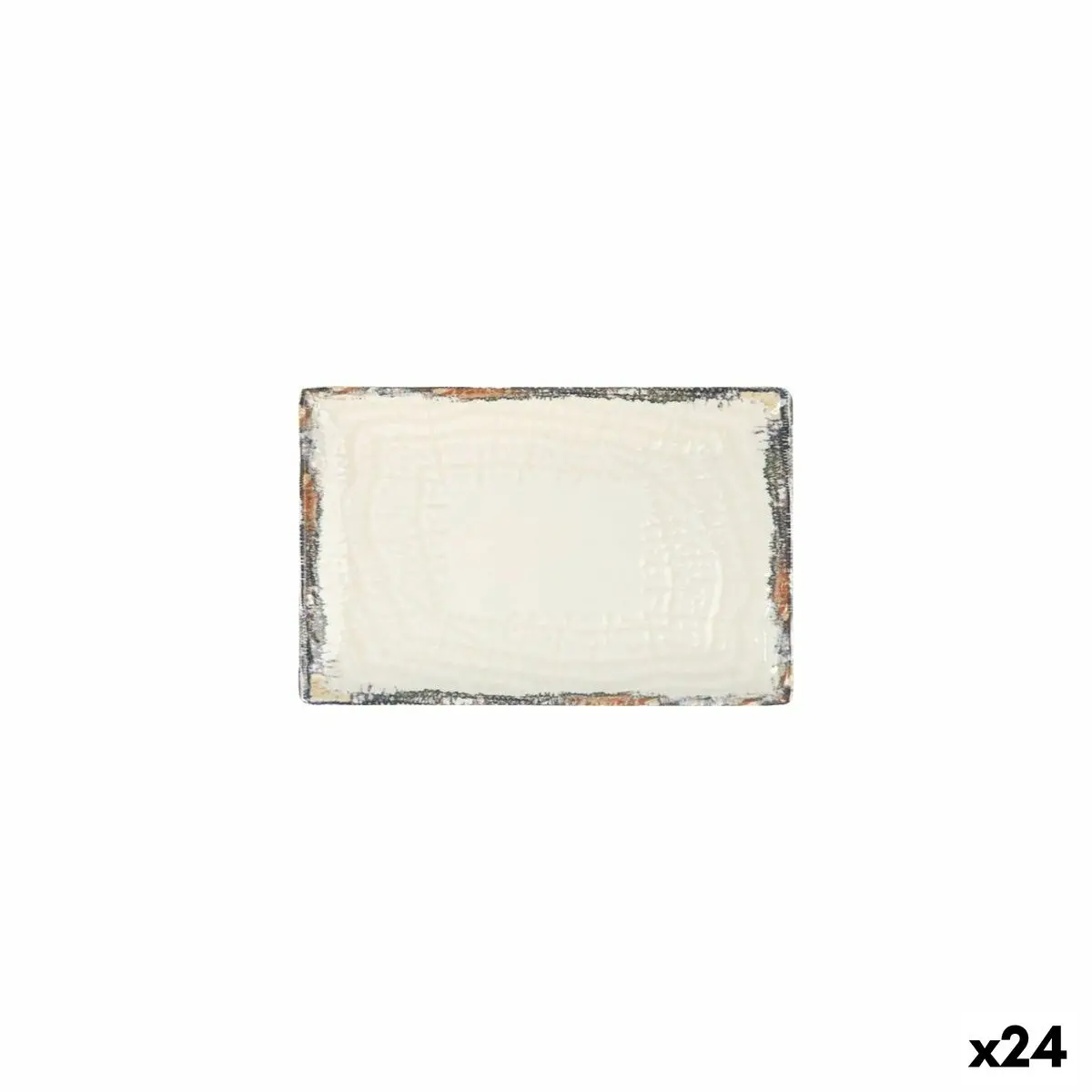 Tray La Mediterránea Albus 20 X 13 X 2 Cm (24 Units) 1