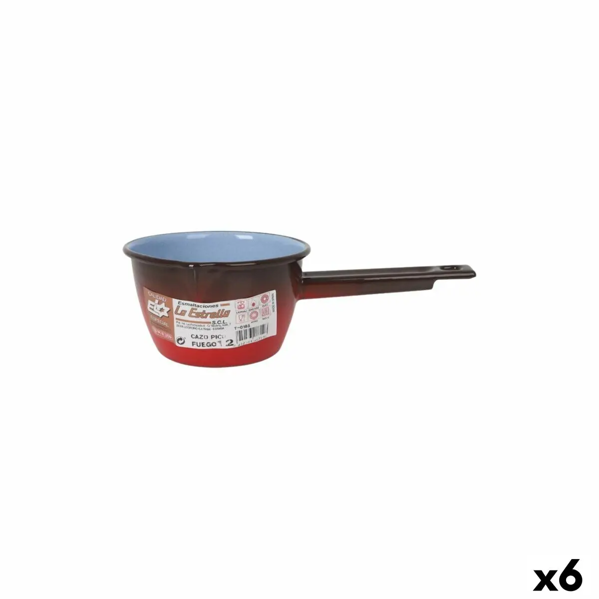 Saucepan La Estrella Fuego 700 Ml (6 Units) 1