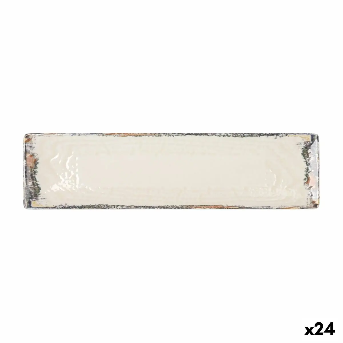 Serving Platter La Mediterránea Albus Rectangular 30 X 8 X 2 Cm (24 Units) 1