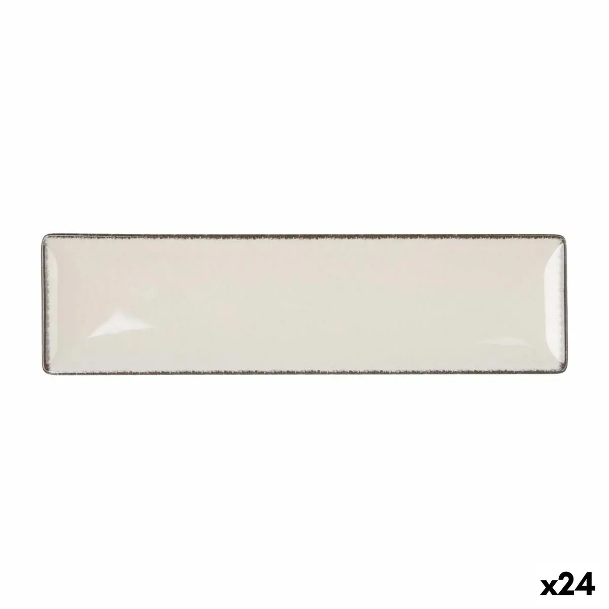 Serving Platter La Mediterránea Anllo Rectangular 30 X 8 X 2 Cm (24 Units) 1