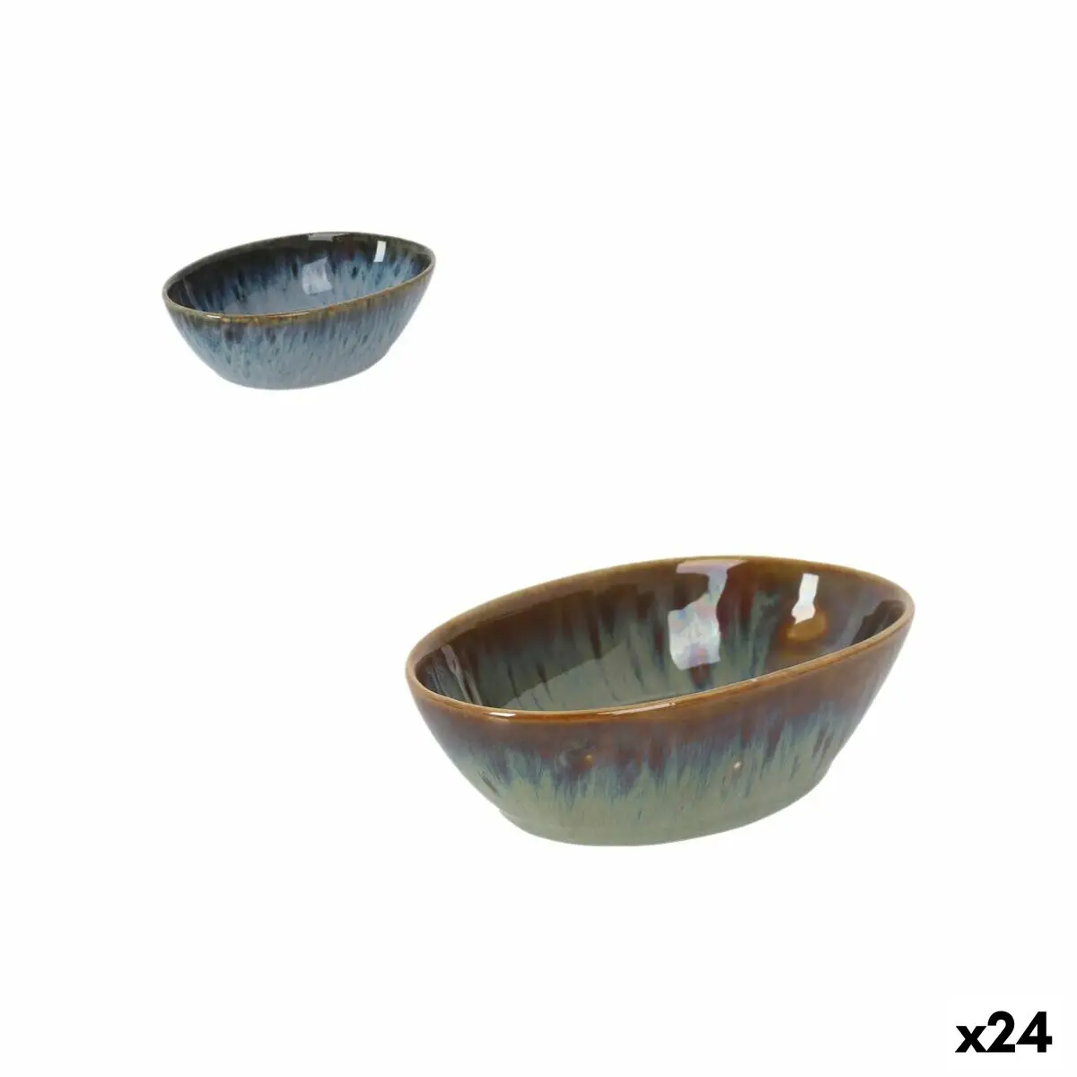 Snack Bowl La Mediterránea Pica-Pica 14 X 8,5 X 4 Cm (24 Units) 1