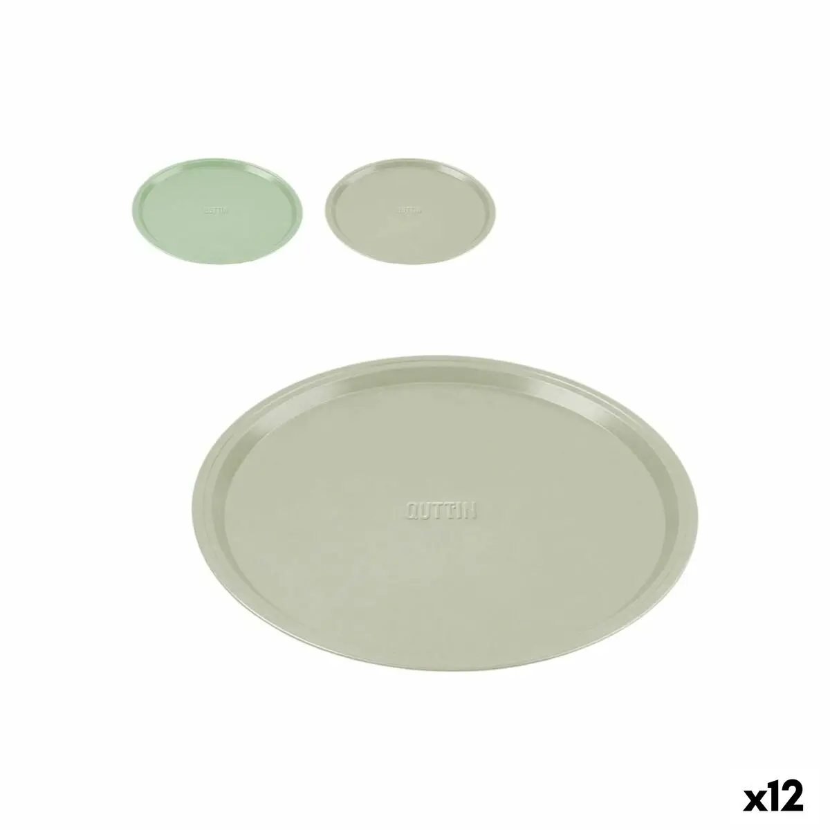 Tray Quttin Metal 40 Cm Circular 12 Units 1