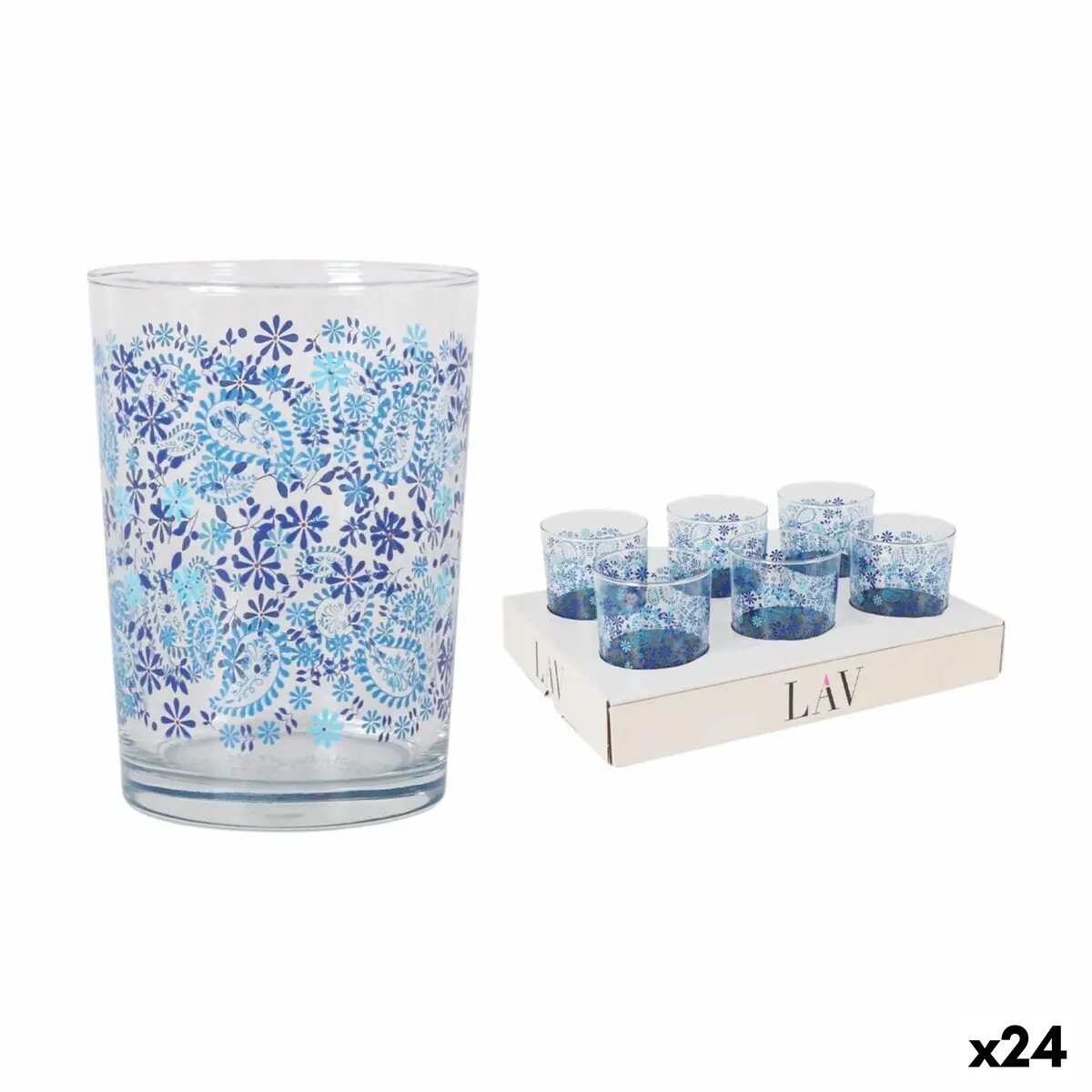 Glass Lav Azores 515 Ml (24 Units) 1