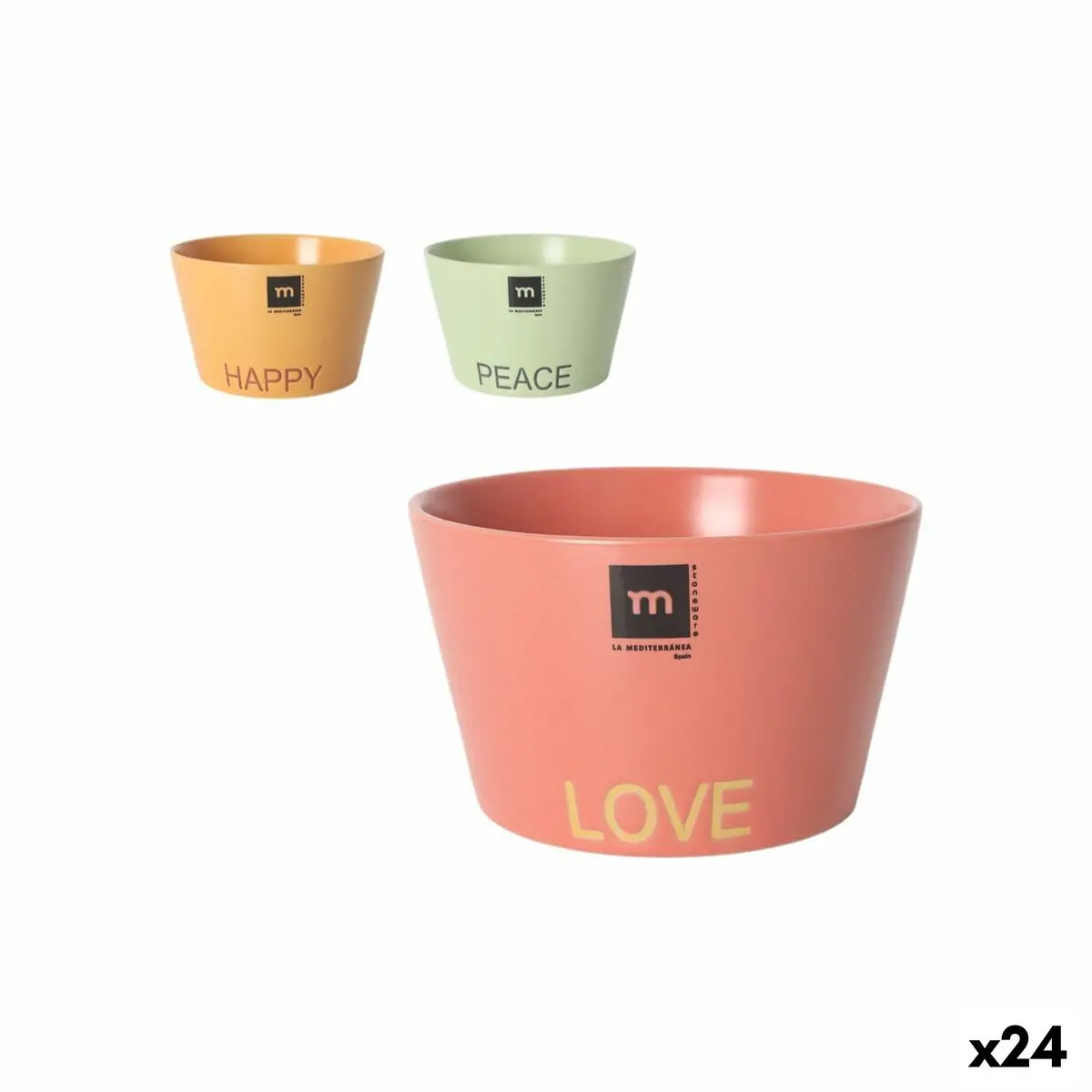 Bowl La Mediterránea Love&Peace 650 Ml (24 Units) 1