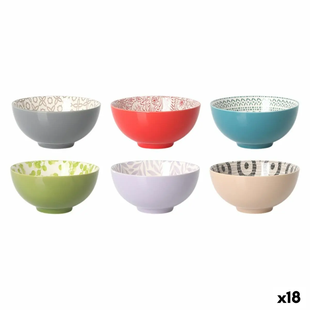 Snack Bowl La Mediterránea Naoki Ø 15,5 Cm (18 Units) 1