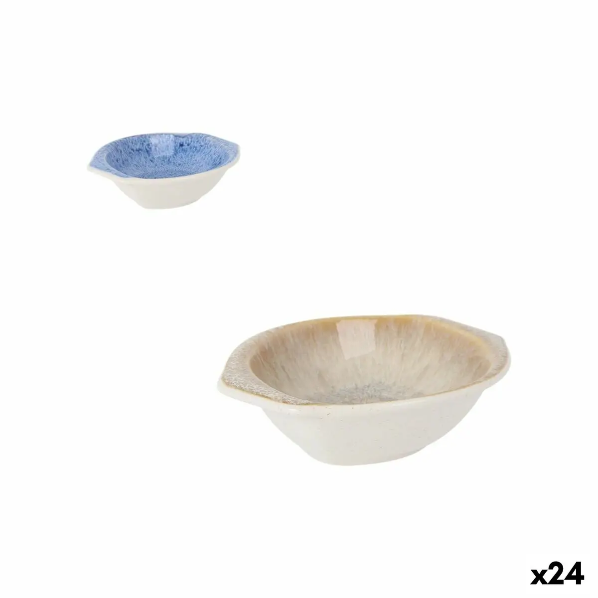 Snack Bowl La Mediterránea Pica-Pica 14 X 11,2 X 3,7 Cm (24 Units) 1