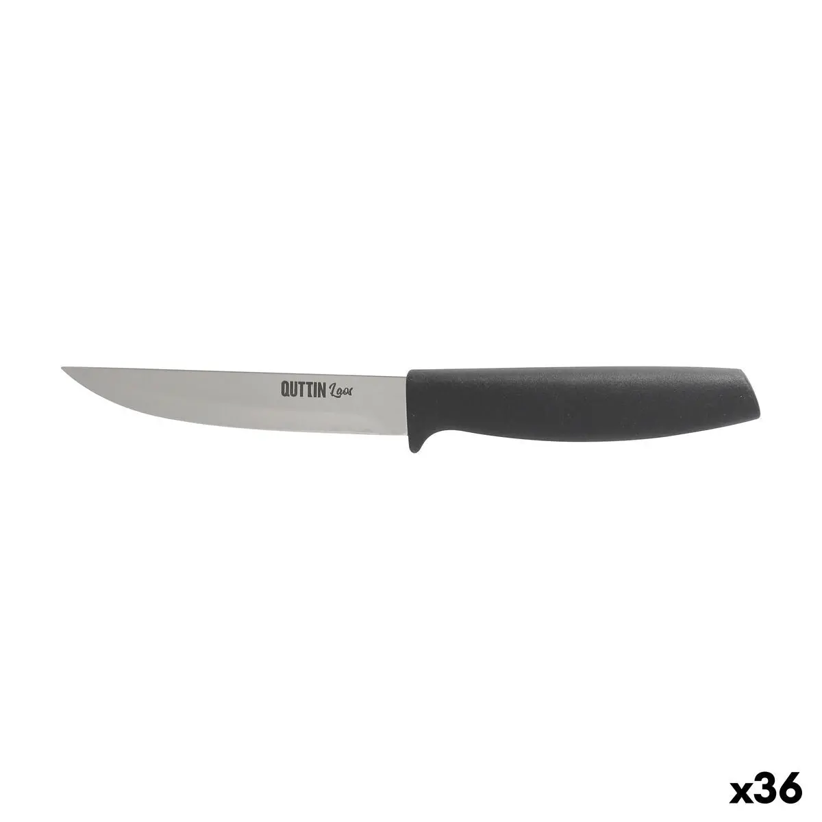 Kitchen Knife Quttin Laos Black Silver 11 Cm 20 X 2 X 2 Cm Multi-Use (36 Units) 1