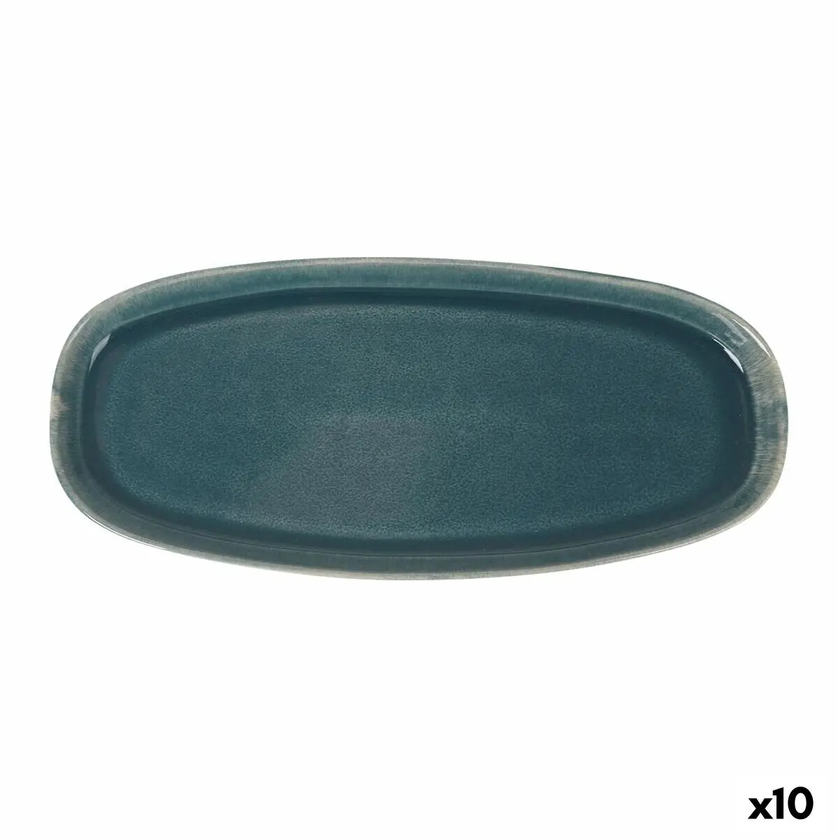 Serving Platter La Mediterránea Ocean Blue 33,4 X 14,8 X 2,5 Cm (10 Units) 1