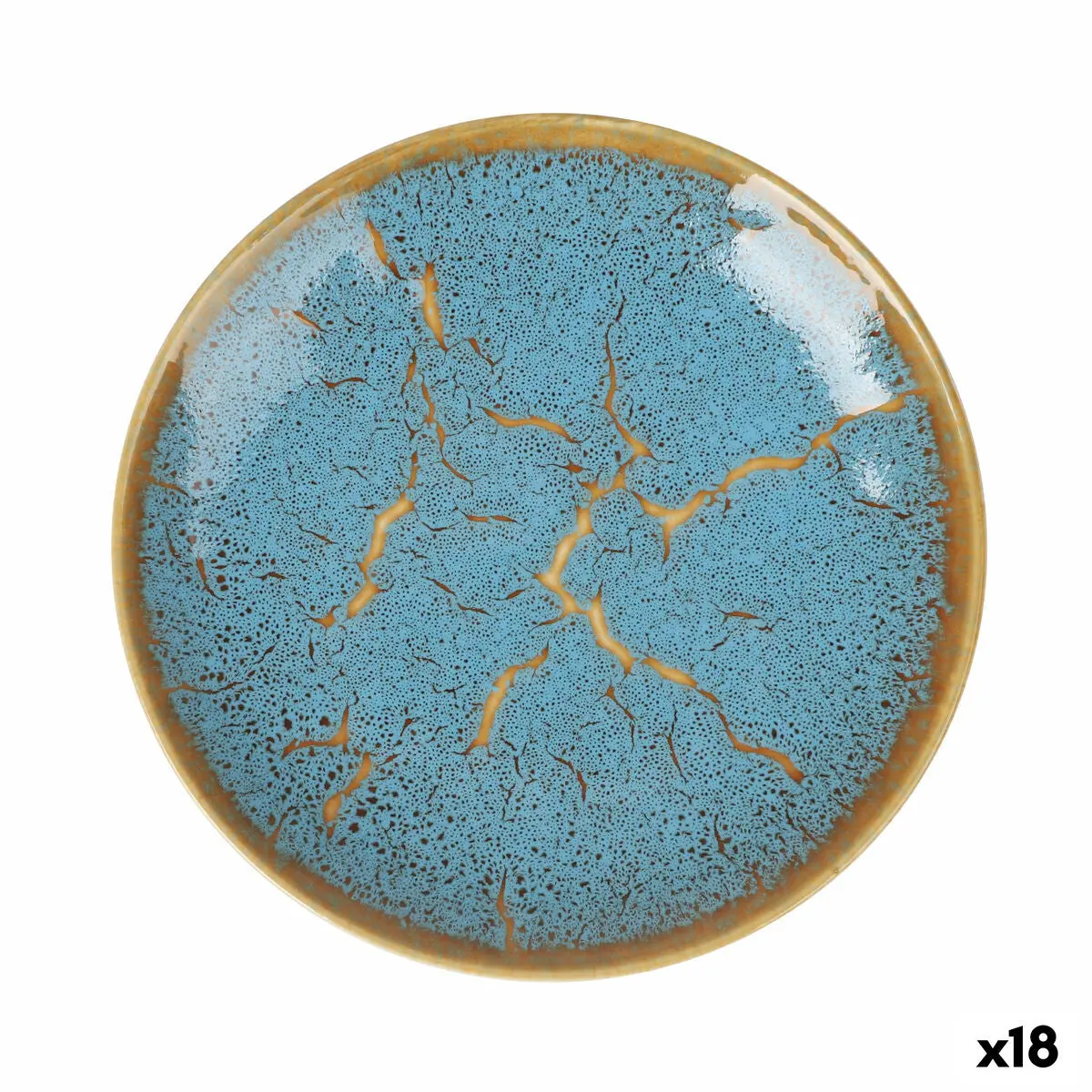 Serving Platter La Mediterránea Yui Circular (18 Units) 1