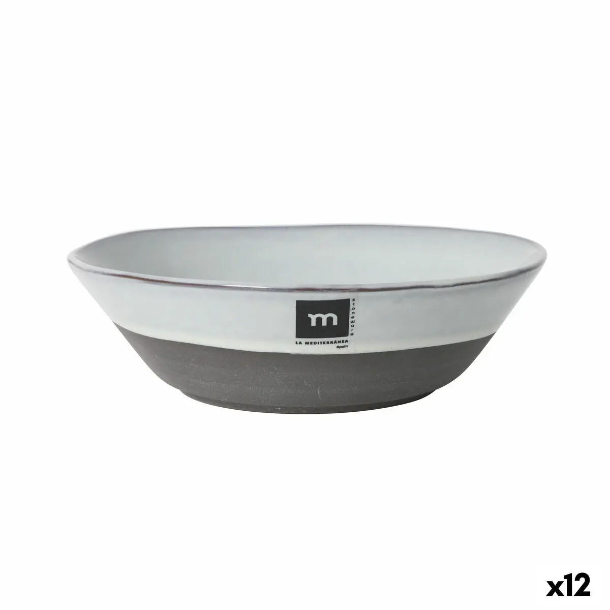 Deep Plate La Mediterránea Black Clay 1