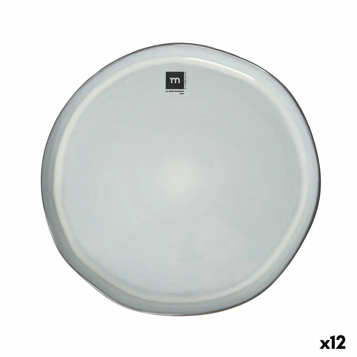 Flat Plate La Mediterránea Black Clay 1