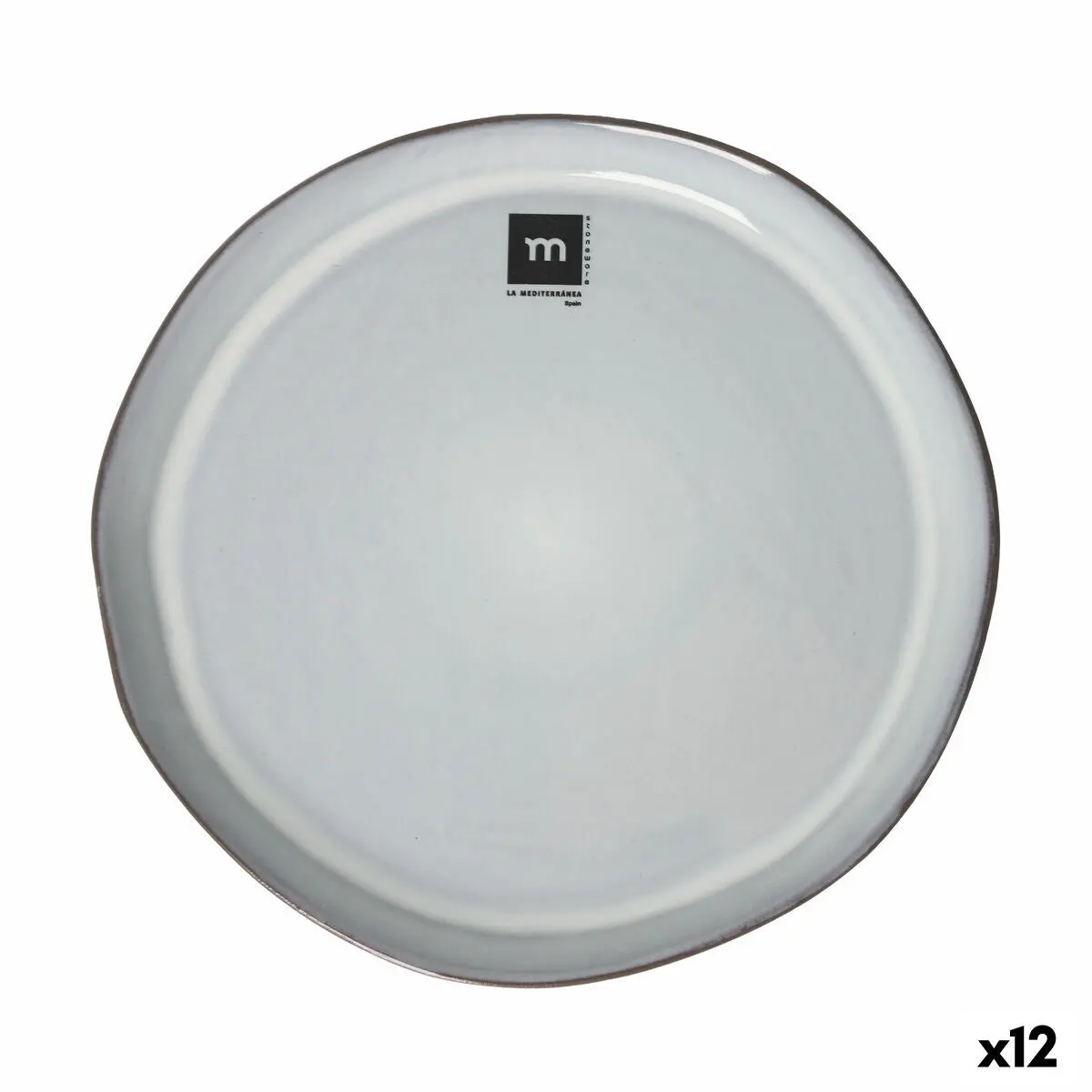 Flat Plate La Mediterránea Black Clay 1