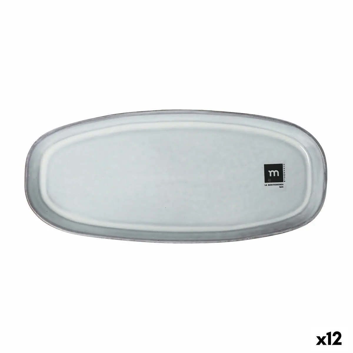 Serving Platter La Mediterránea Black Clay 1