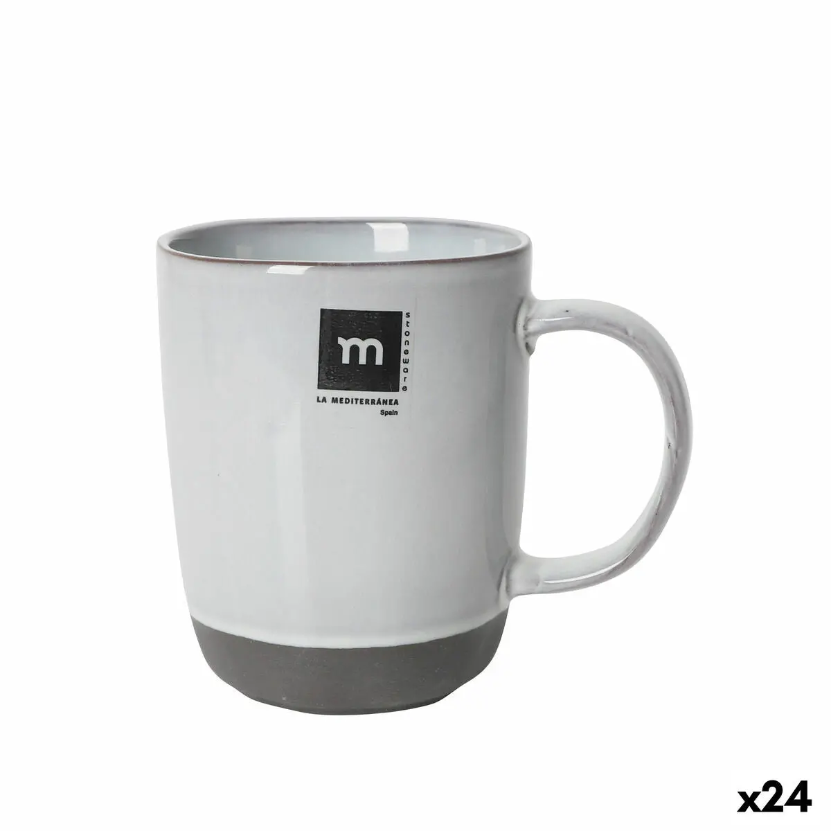 Cup La Mediterránea Black Clay (24 Units) 1