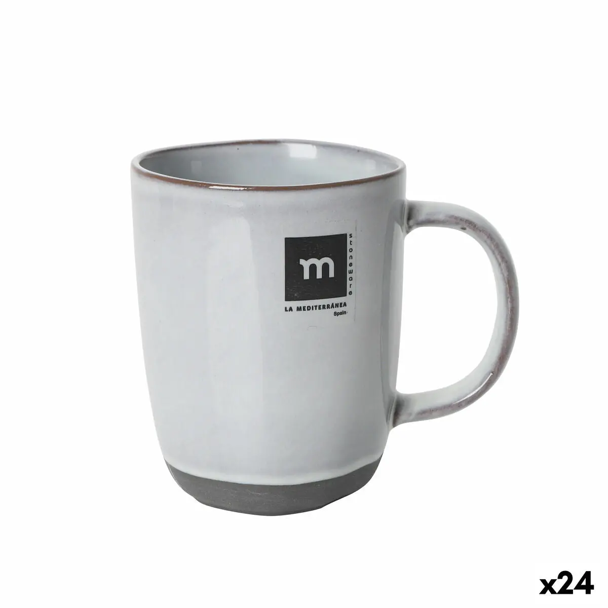 Cup La Mediterránea Black Clay (24 Units) 1