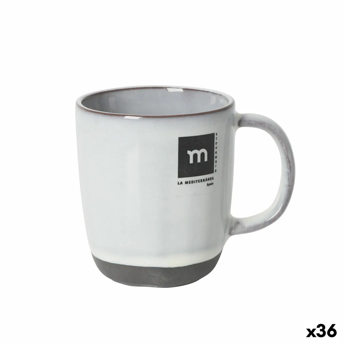 Cup La Mediterránea Black Clay (36 Units) 1