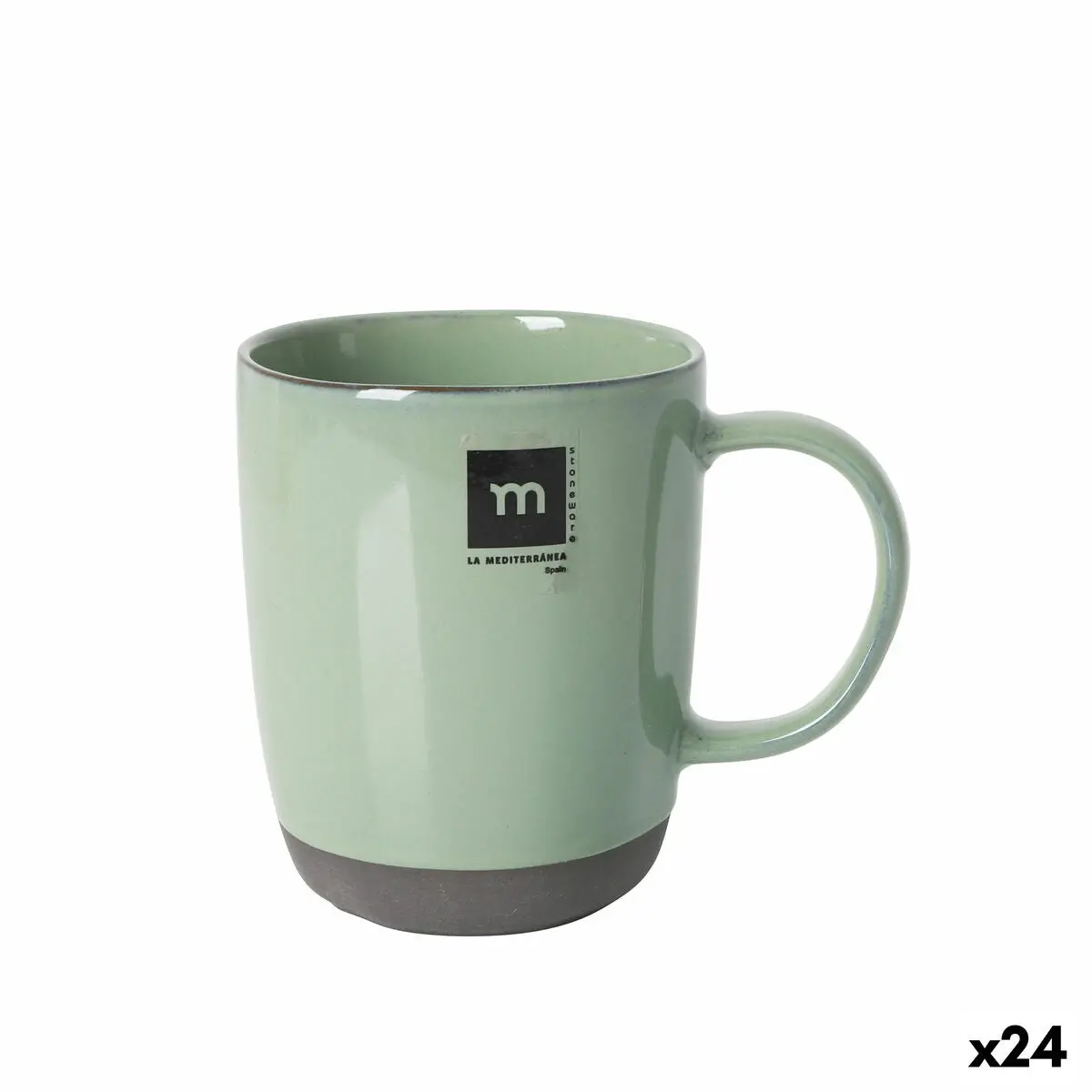 Cup La Mediterránea Black Clay (24 Units) 1