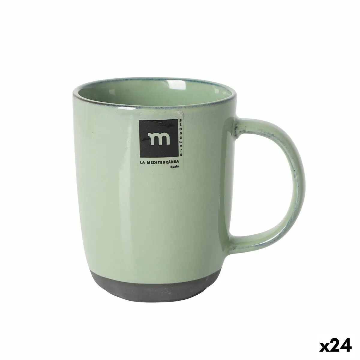 Cup La Mediterránea Black Clay (24 Units) 1