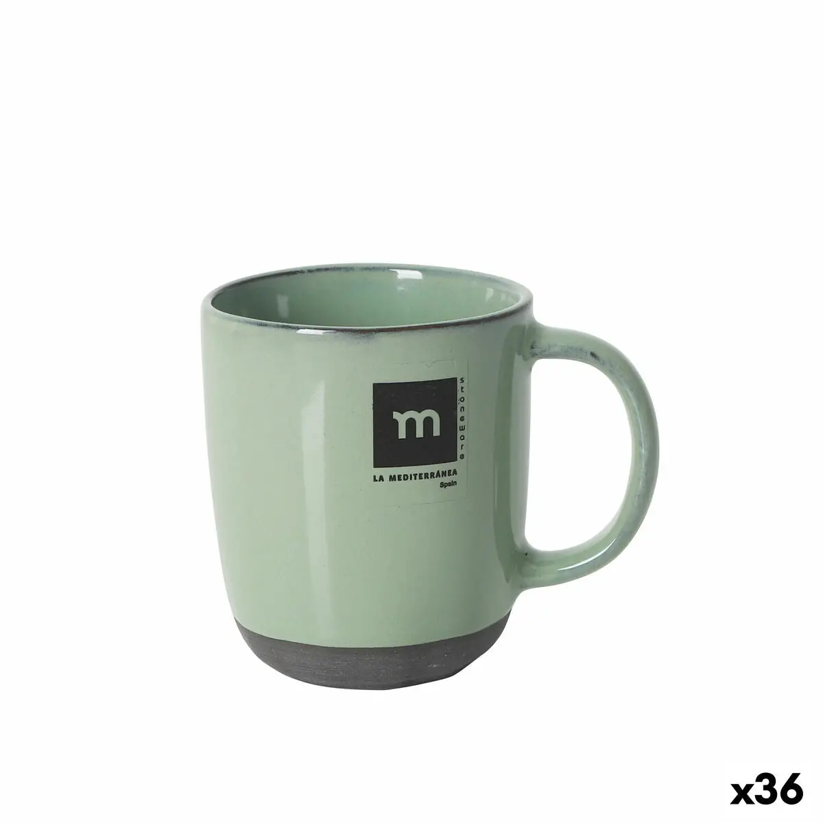 Cup La Mediterránea Black Clay (36 Units) 1