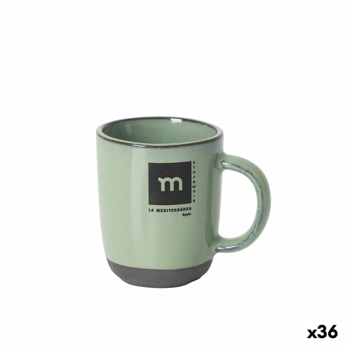 Cup La Mediterránea Black Clay (36 Units) 1