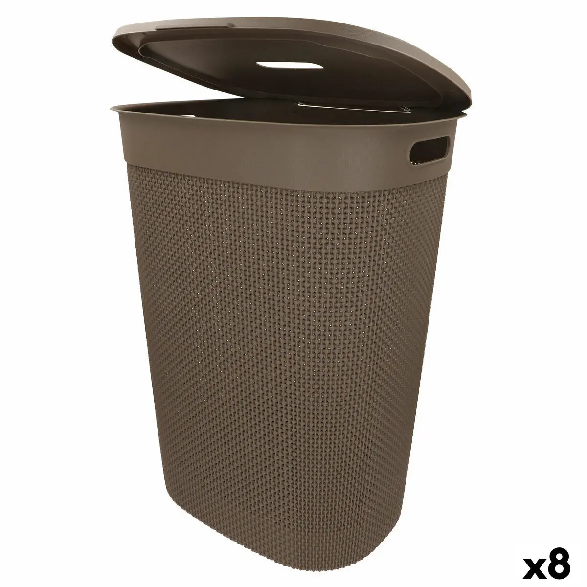 Laundry Basket Curver Brown Plastic 55 L 44 X 61 X 35 Cm (8 Units) 1