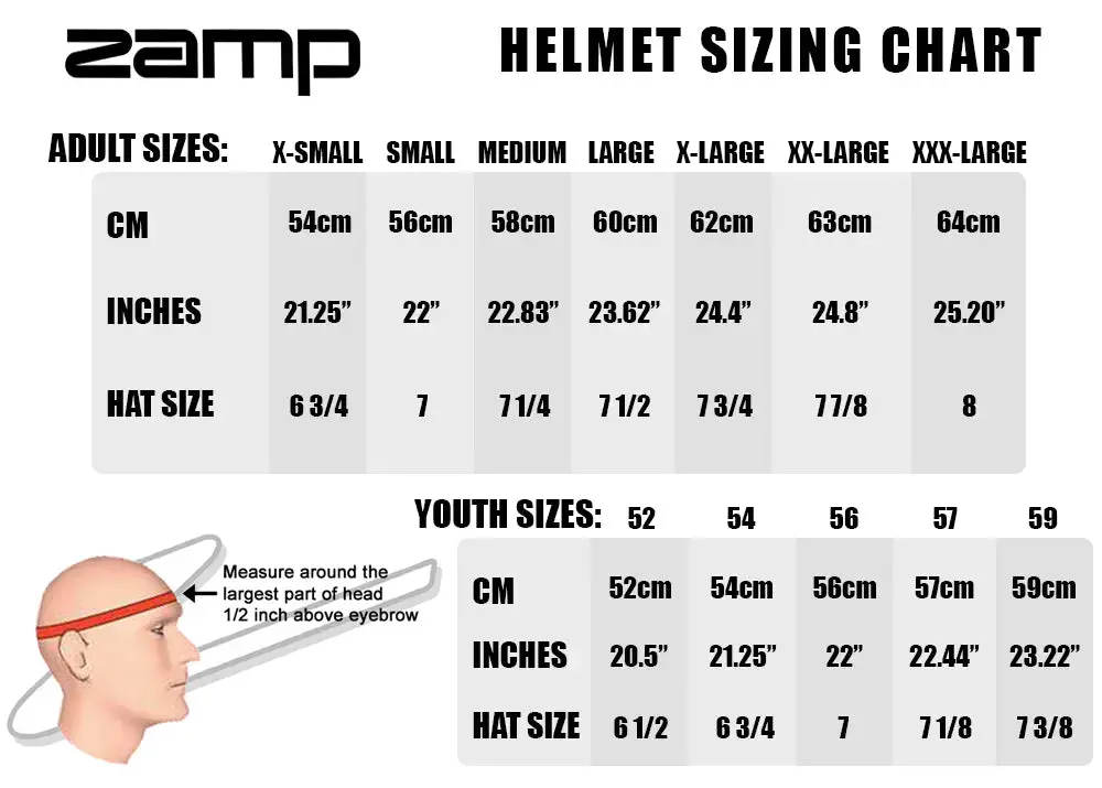 Zamp Rz-66C Sa2025 Gloss Carbon Helmet 4